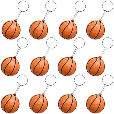 Vin beauty 12 paketa košarkaški privjesak za ključeve za košarku privjesak za ključeve za zabave, sportski