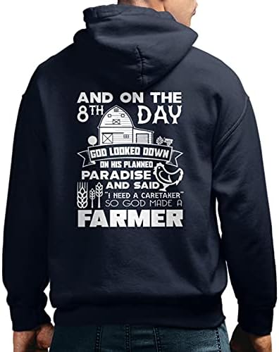 Teezaa Bog je napravio farmersku odjeću, farmera uniseks dugih rukava