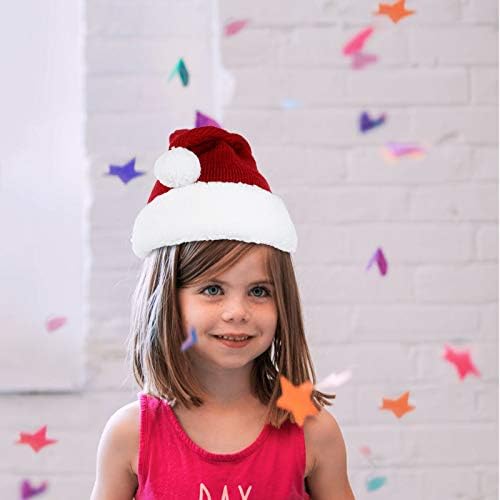 Kesyoo Party odrasli Santa Claus šešir Božić Nova Godina pleteni šešir Party Supply za zimu