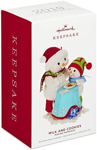 Hallmark uspomenu Božić Ornament 2019 godine od Making Memories mlijeko i kolačići snjegović,