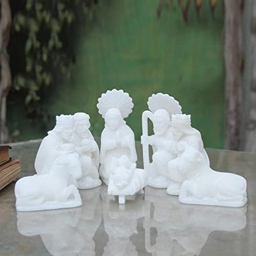 Figurice skulptura rođenja Novica, 5 V x 2.6 Š x 2.8 D, Bijela