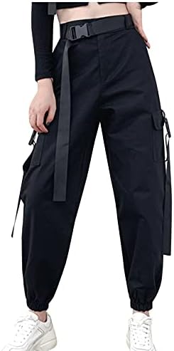 Keusn baggy hlače za žene plus veličine vrećice pantalone za žene ženski višak struka Slim Fit Jogger Streetwear