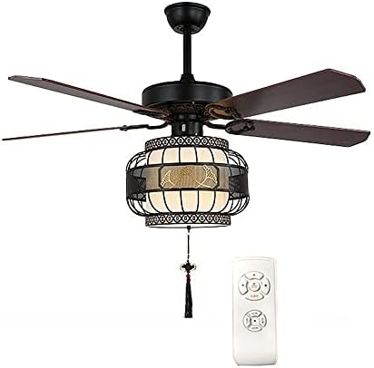 Bkgdo stropni ventilator sa lampicama, savršenim plafonima sa lampicama i daljinskim upravljačem industrijskim