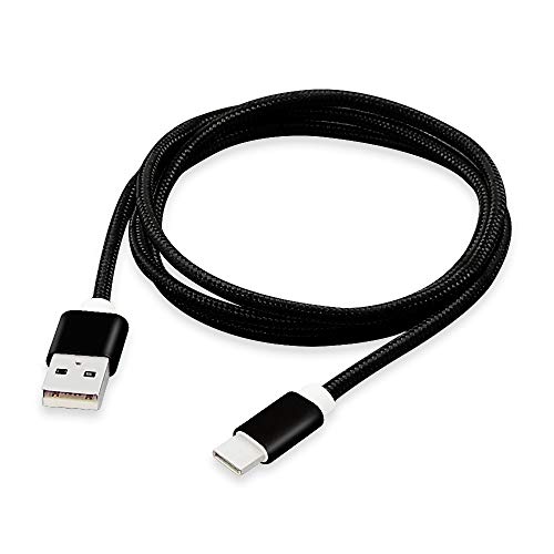 Harper Grove USB TIP C kabl, 3FT najlon Pleted USB A 2.0 do USB C punjač i sinkronizirani kabel, crni, za