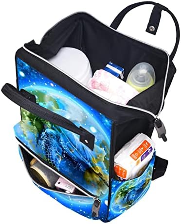 Guerotkr Travel Backpack, Bag od pelena, Backpack Pelenerine, Zvjezdana zvezda Zemlja i kornjače