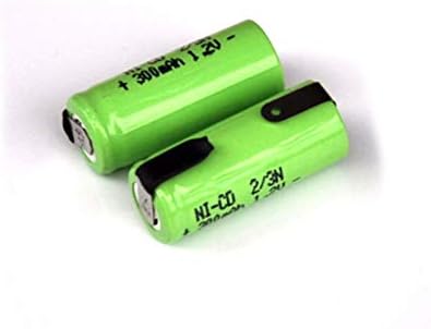FCQLR kompatibilan je za 5pcs 2 / 3N 1.2V punjiva baterija 300mAh 2/3 n Ni-CD Nicd ćelija sa jezičkim lemljenja
