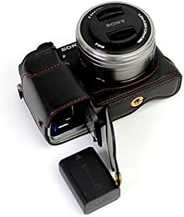 PU kožna torba za pola kamere poklopac donje verzije otvaranja za Sony Alpha A6400 a6300 a6000
