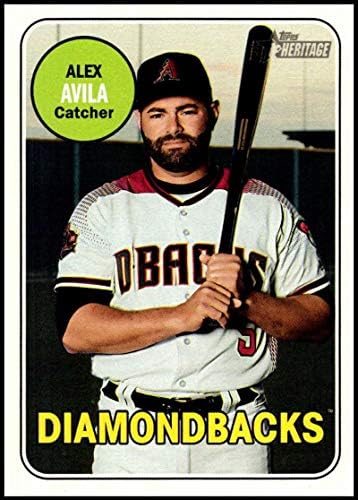 2018 gornja baština High broja Baseball 666 Alex Avila Arizona Diamondbacks Službena kartica MLB trgovačka
