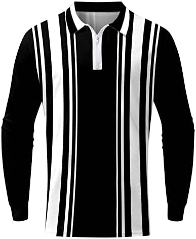 Muške polo majice s kratkim rukavima tiskani zatvarači patke slim fit golf majice vrhovi modne osnovne dizajnirane