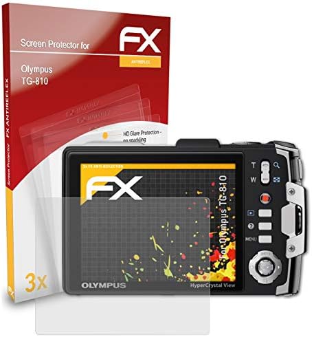 ATFOLIX zaštitnik ekrana Kompatibilan je s Olympus TG-810 Zaštitni film za zaštitu od ekrana, anti-reflektirajućom