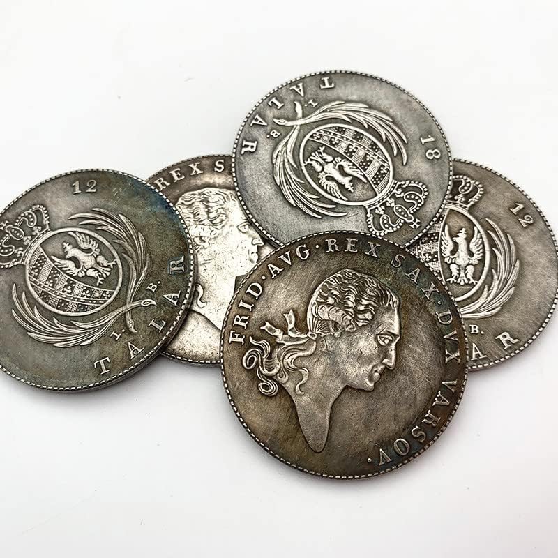 1812 Kruna starinski stari bakar srebrni zanat za objedinjavanje kovanica Connect Coin Srebrna dolara komemorativna