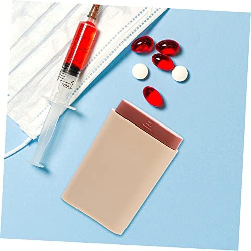 Hemoton 2kom kutija za skladištenje lijekova putni pribor Tablet Pribor džepni novčanik dodatak držač kutija