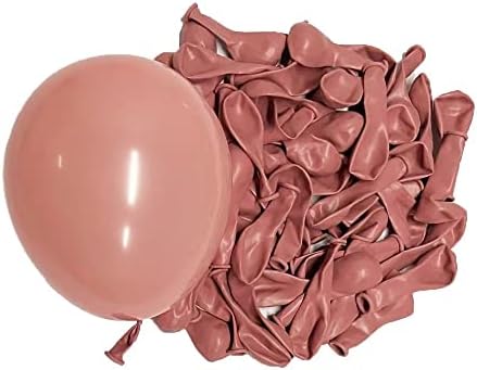 Lyzzglobo Dusty Pink Balloon Garland Kit, biserna Bijela Chrome Gold Light Pink Dusty Rose Balloons Arch