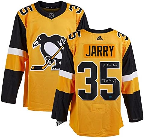 Tristan Jarry Pittsburgh Penguins potpisao je 1. sve zvijezdu Alt Adidas Jersey - autogramirani NHL dresovi