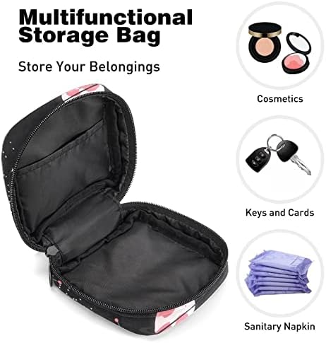 Torba za period, sanitarne vrećice sa salvetom za žene za žene djevojke ženska menstruacija patentna torbica