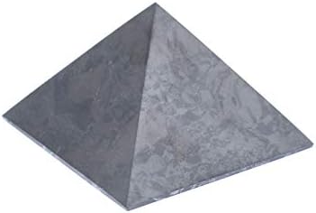 Solid Shungitna piramida Feng Shui Spiritual Reiki Prirodna kamena Čakra Kristalna terapija Vjera ljekovita