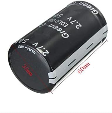 Lizhoumil 6 kom 2,7 V 500F 60x35mm Farad kondenzator za baterije Rectifier uravnoteženi napon Audio / zvučnik