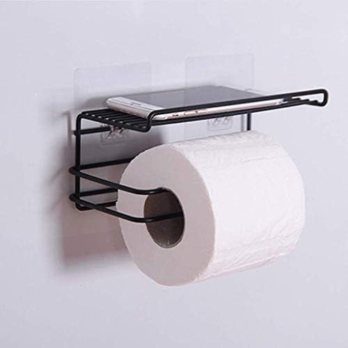 SXNBH Držač za toaletni papir i stilski multifunkcionalni držač za papir u kupaonici zidni pohranjivanje