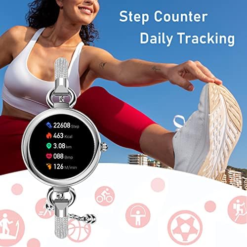 CNBRO Smart Watch za žene puni dodirni ekran SmartWatch Vodootporna aktivnost Tracker Fitness Tracker CALORIE