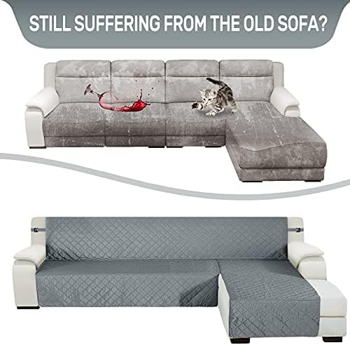 HDCaxkj sekcijski kauč navlake za pse 3-komade vodootporni l Oblik kauč na kauč Navlaka za kućne ljubimce