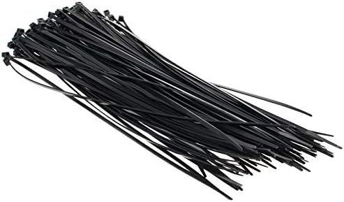 Juvielich 150pcs crno višenamjenski najlonski kabel kravata za teško zaključavanje najlonske žice za sve-zaključavanje