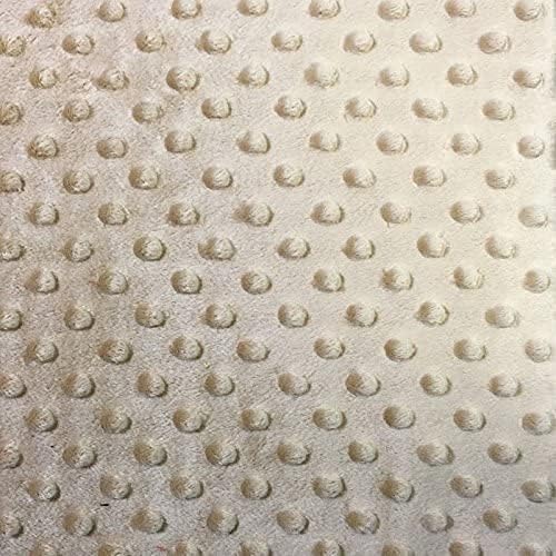 Nove kreacije Fabric & amp; Foam Inc, 58/59 Wide 100 poliester Minky Dimple Dot meka tkanina