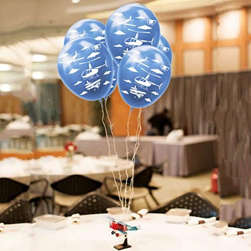 Tema sa balonima i torbima za avion 25PCS set avionske dekora za decu dečake devojke Vreme leti avion avion