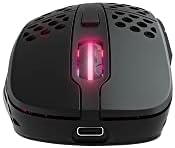 Xtrfy M4 bežični Ultra lagani miš za igre, RGB, podesivi oblik, bežični 2.4 GHz bez kašnjenja, trajanje