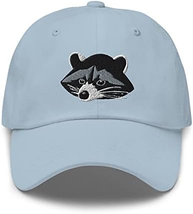 Rakunski šešir, vezena bejzbol kapa, slatka kapu za smeće Panda, kapu za smeće
