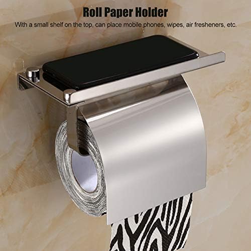 Udavivi maksimiziraju svoj kupaonici sa našim zidnim držačem od nehrđajućeg čelika za toaletni papir sa