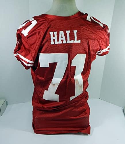 2010 San Francisco 49ers Hall 71 Igra izdana Crveni dres 48 DP30911 - Neintred NFL igra Rabljeni dresovi