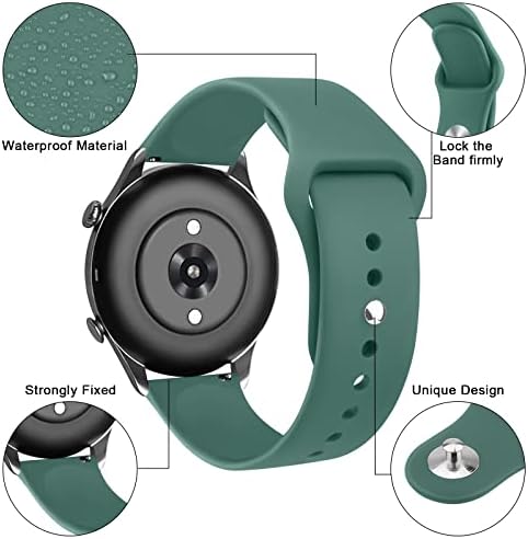 Oumida silikonska opseg za Amaizfit GTR 4 / GTR 3 / GTR 3E / GTR 2 / Amazefit GTR 47mm Smart Watch, 22mm