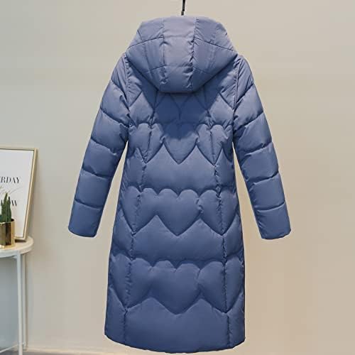 Zimske jakne za žene Ležerne prilike sa čvrstim kaputom džep s kapuljačom trošenje džepa sa zatvaračem dugih