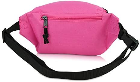 DALIX 3 džepni Fanny paket torbica za novac korektor Runners torba pojas oko struka u vrućoj ružičastoj boji