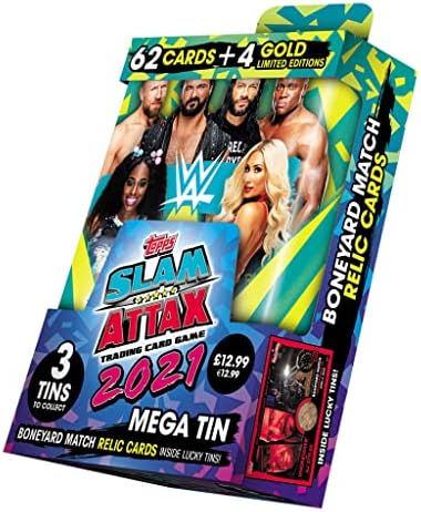 Slam Attax 2021 FATPS WWE kartice - Mega Tin