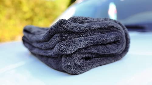 Fox čist ekstra veliki ručnik za sušenje automobila 1400 GSM 36 X24 Ultra plišani detaljni ručnik za sušenje