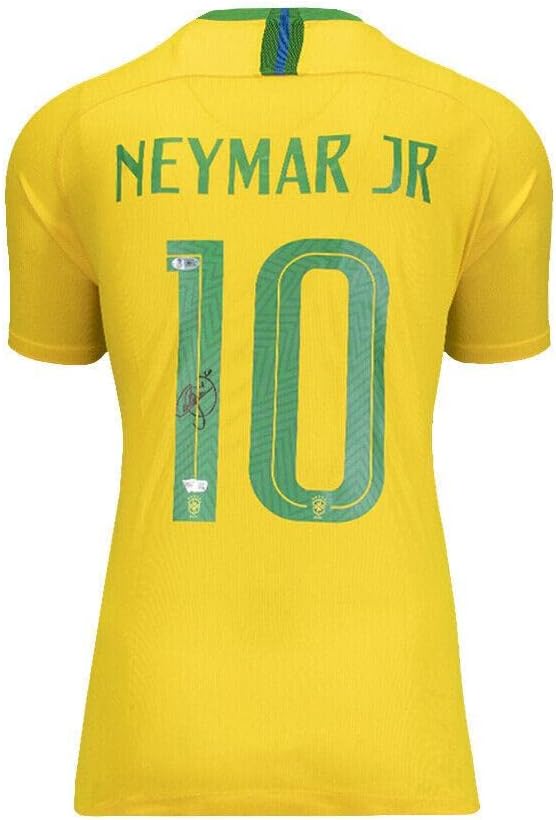 Neymar JR potpisao je brazil majicu: Početna, 2018-19 Autograf Jersey - autogramirani nogometni dresovi