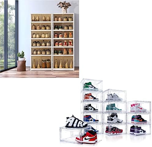 AOHMPT ormar za cipele i kabinet za cipele od 12 paketa - velika veličina - nije potrebna instalacija
