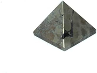 Jet Energizirani piritni piramida piramida u Indiji ručno izrađen 2 inča cca. A ++ Kristalna torbica za