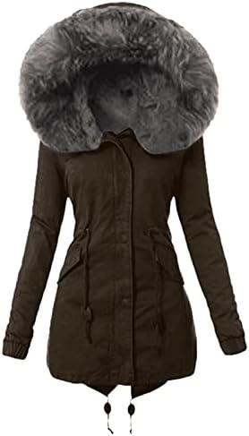 Jakna s kapuljačom Nokmopo kaputa ženske kaput žene zimske tople guste dugi jakne sa kapuljačom plus veličina