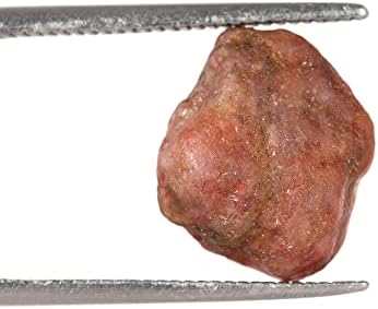 Gemhub 3,70 CT ružičasti turmalin prirodni ljekovita kristalna labava dragulje za ukras, poliranje, ozdravljenje
