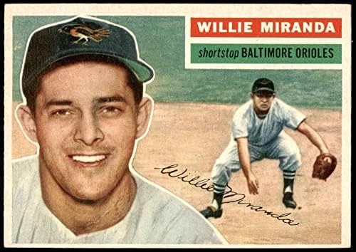 1956 TOPPS 103 WHO Willie Miranda Baltimore Orioles Ex / MT Orioles
