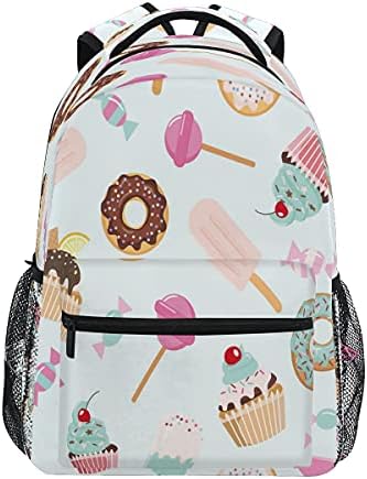 YpPahhhh Cupcake sladoled Donuts školski torba ruksačka torba na fakultetu, lollipop voćni backpak za laptop