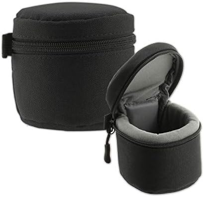 Navitech Crna vodootporna zaštitna torbica za sočiva kamere kompatibilna sa Panasonic Lumix G H-HS043 42.5