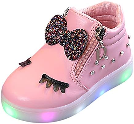 Deca dečaci devojčice patike Runing cipele deca beba LED svetleće patike Kristalna Mašnaknot Casual sportske cipele /1