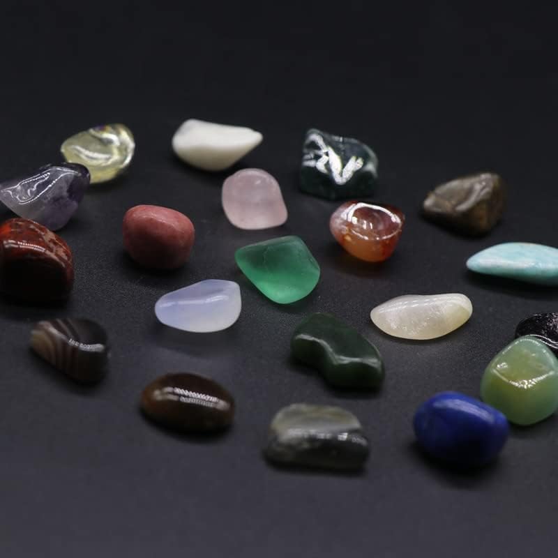 Ancac 20pcs / kutija Sirow Rock Kolekcija mješovitih dragulja Mineral Energy Prirodni ametisti Kvarcne perle