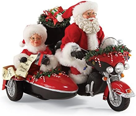 Odjel 56 Mogući snovi Santa Claus Dobar dan za vožnju Clattique božićna figurica