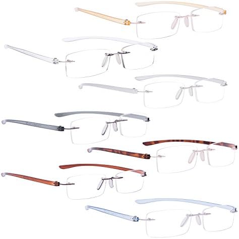 LUR 3 pakovanja naočala za čitanje na pola obruča + 7 pakovanja naočale za čitanje bez rasipa