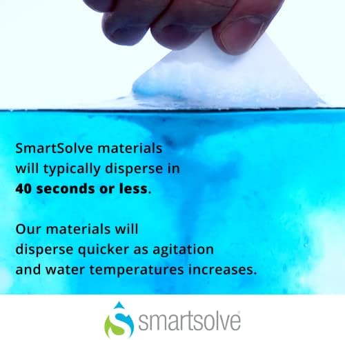 SmartSolve 2 pt. Vodopunjeni papir sa rastvorom na bazi, brzo se rastvara u vodi, biorazgradivim, ekološki