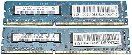 2x4GB Hynix HMT351U6CFR8C-PB 4GB PC3-12800U Desktop memorija